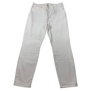 Good American Good Legs‎ Crop Jeans White High Rise Skinny Plus Size 20 NEW